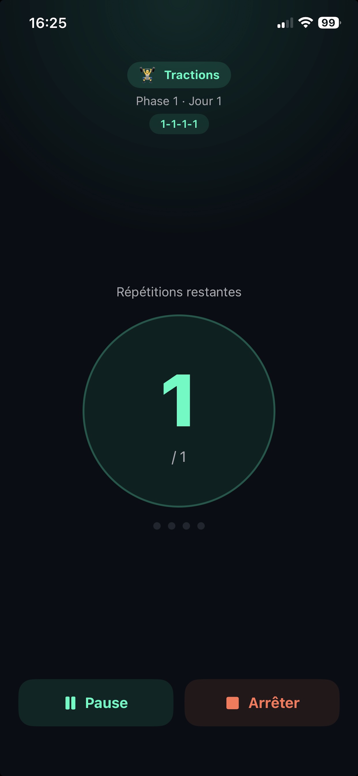 Programme phase 1 tractions